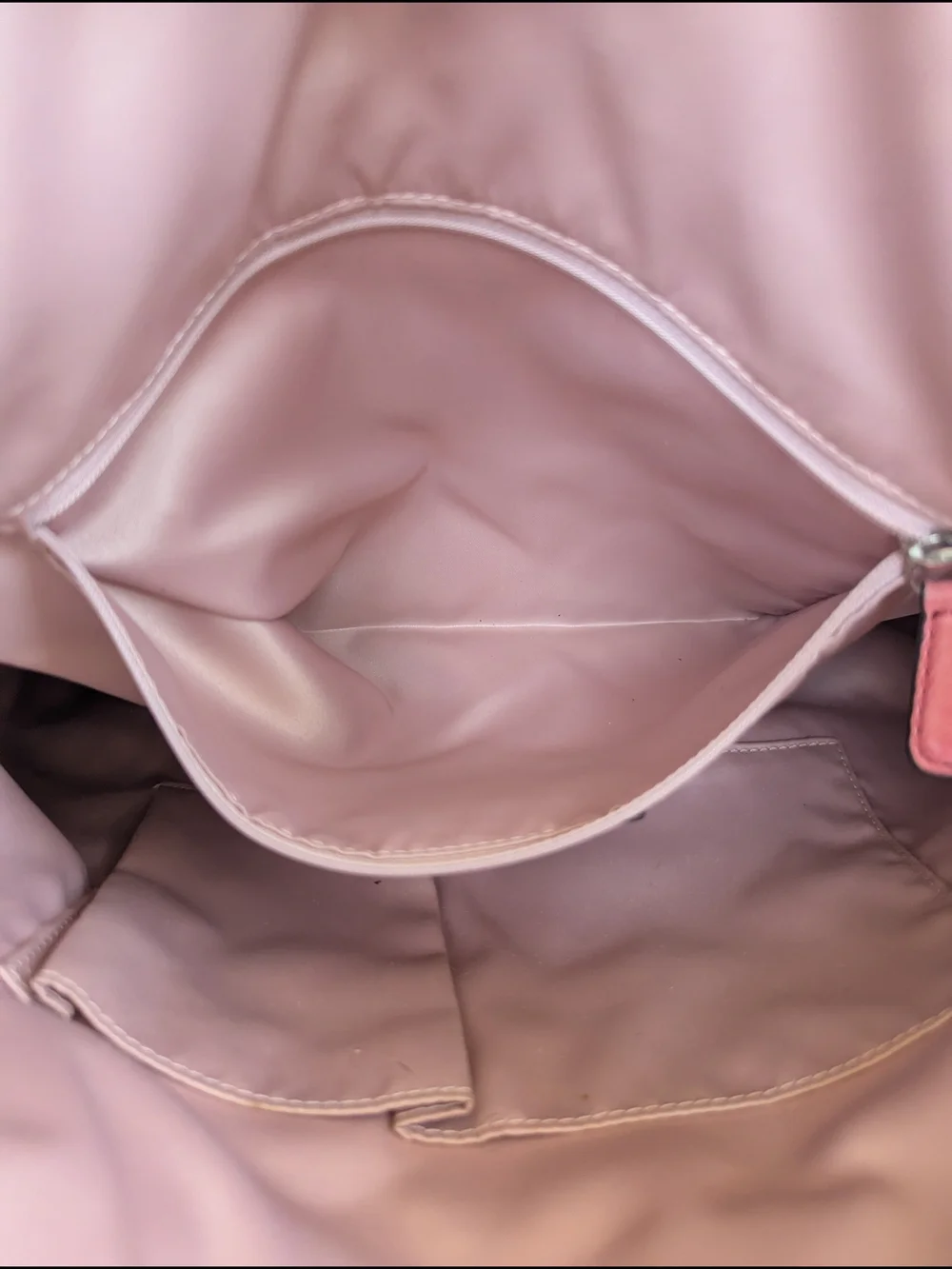 Coach Poppy Signature Metallic Slim Tote